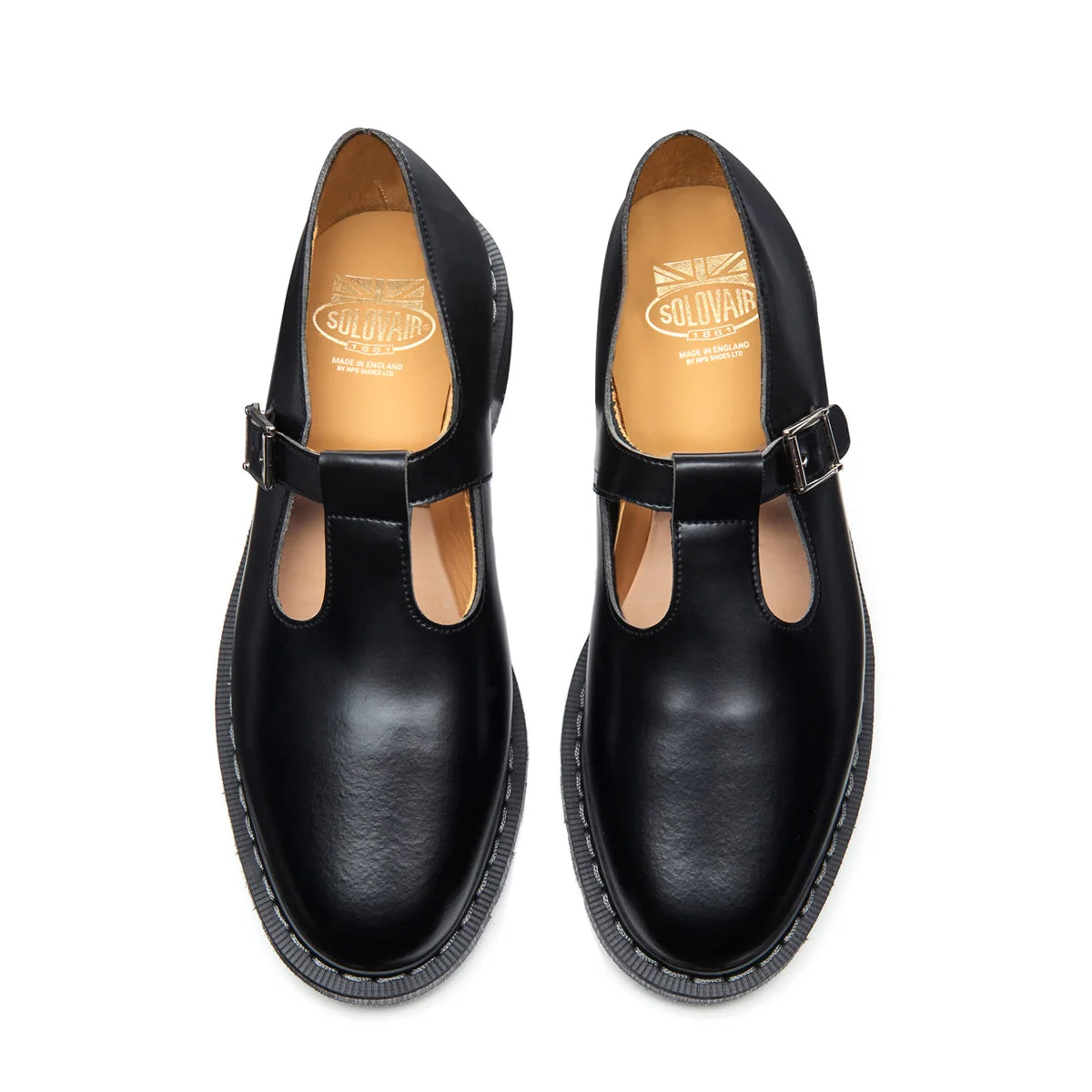 Black Hi-Shine Mary Jane Shoe - Image 4