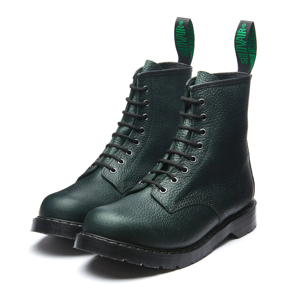 Green Gaucho Grain 8 Eye Derby Boot - Image 3